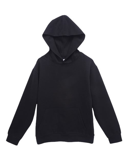 Unisex Urban Pullover Hooded Sweatshirt - Front - B595C9502 - Black