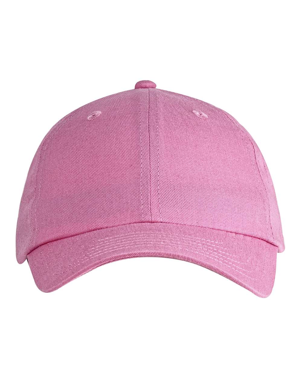 Youth Classic Brushed Twill Cap - Front - B879E8300 - Pink