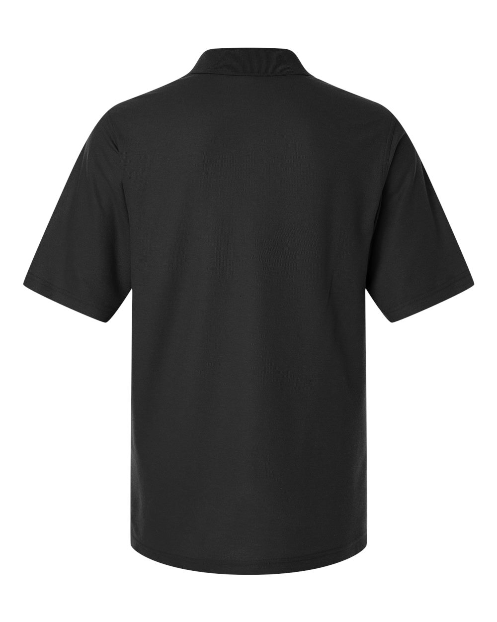 Men's Maverick CVC Pique Polo - Back - B185B9503 - Black