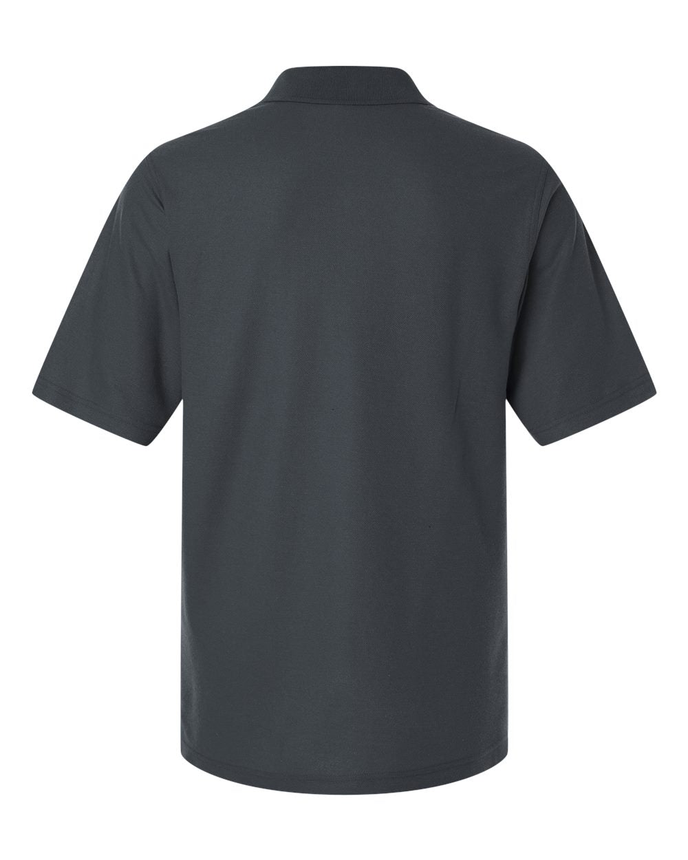Men's Maverick CVC Pique Polo - Back - B185B9593 - Dark Charcoal