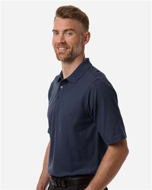 Men's Maverick CVC Pique Polo - OnModelSide - B185B9653 - Dark Navy