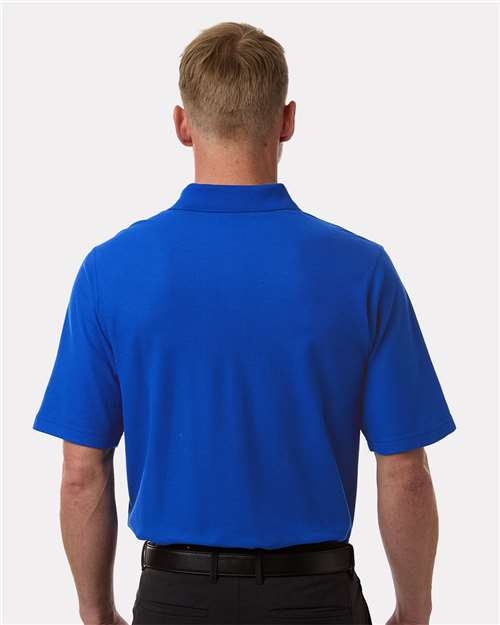 Men's Maverick CVC Pique Polo - OnModelBack - B185B9753 - True Royal