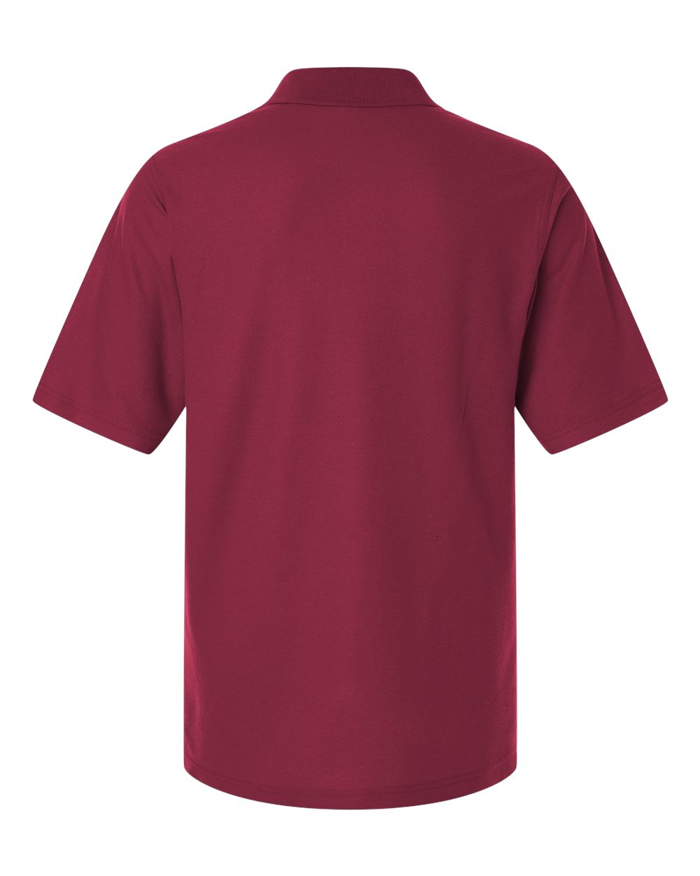 Men's Maverick CVC Pique Polo - Back - B185B9533 - Wine