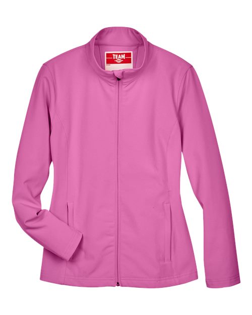 Women's Leader Soft Shell Jacket - Front - B743D9313 - Sport Charity Pink