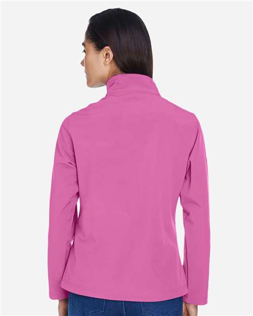 Women's Leader Soft Shell Jacket - OnModelBack - B743D9313 - Sport Charity Pink