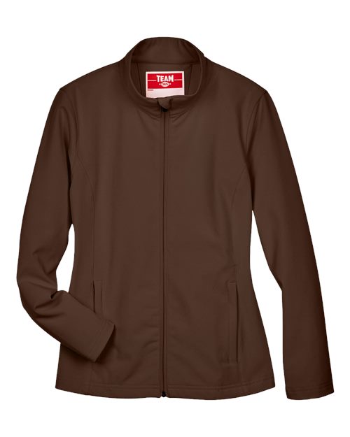Women's Leader Soft Shell Jacket - Front - B743D9052 - Sport Dark Brown