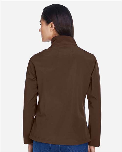 Women's Leader Soft Shell Jacket - OnModelBack - B743D9052 - Sport Dark Brown