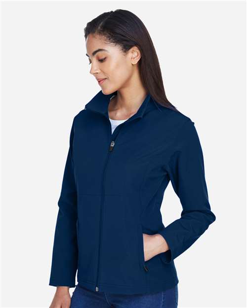 Women's Leader Soft Shell Jacket - OnModelSide - B743D9652 - Sport Dark Navy