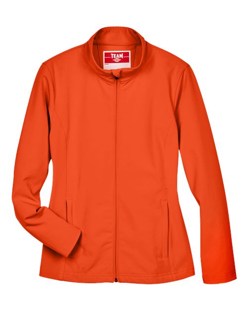 Women's Leader Soft Shell Jacket - Front - B743D9662 - Sport Orange