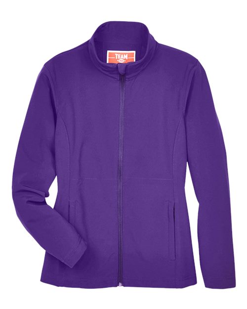 Women's Leader Soft Shell Jacket - Front - B743D9672 - Sport Purple