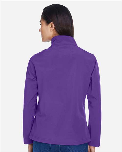 Women's Leader Soft Shell Jacket - OnModelBack - B743D9672 - Sport Purple