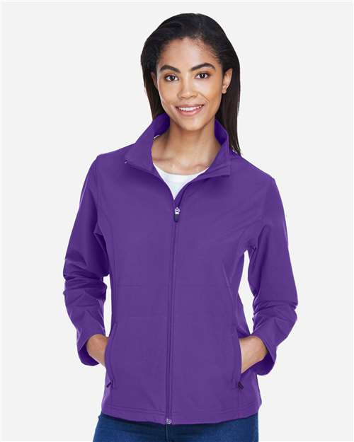 Women's Leader Soft Shell Jacket - OnModelFront - B743D9672 - Sport Purple