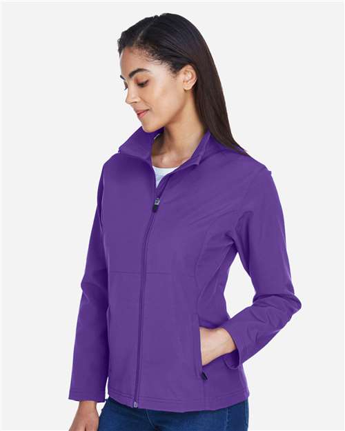 Women's Leader Soft Shell Jacket - OnModelSide - B743D9672 - Sport Purple