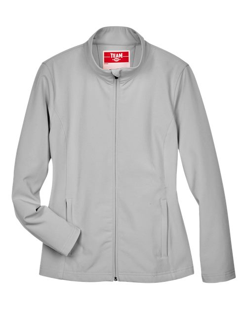 Women's Leader Soft Shell Jacket - Front - B743D9352 - Sport Silver