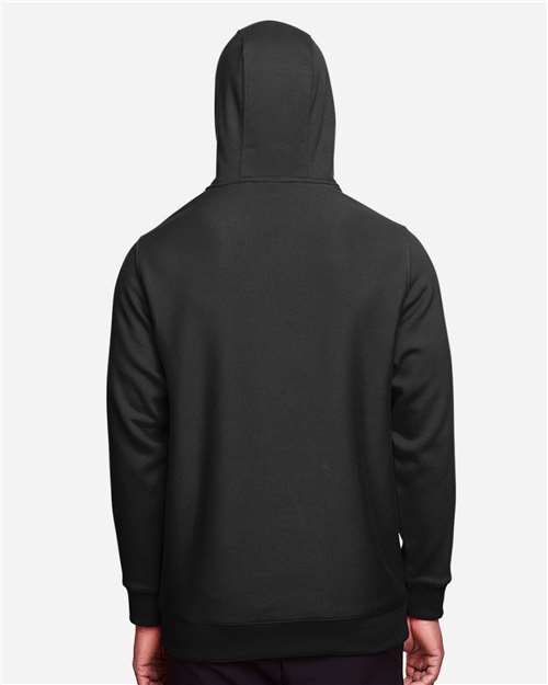 Unisex Zone HydroSport™ Heavyweight Hooded Sweatshirt - OnModelBack - B759D9502 - Black
