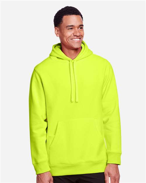 Unisex Zone HydroSport™ Heavyweight Hooded Sweatshirt - OnModelFront - B759D9172 - Safety Yellow