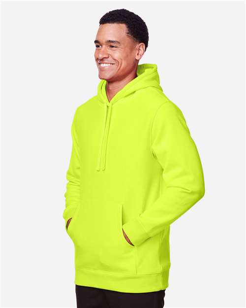 Unisex Zone HydroSport™ Heavyweight Hooded Sweatshirt - OnModelSide - B759D9172 - Safety Yellow