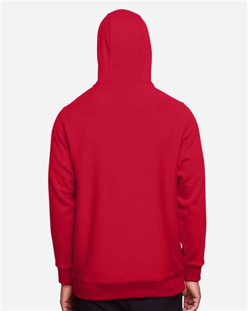 Unisex Zone HydroSport™ Heavyweight Hooded Sweatshirt - OnModelBack - B759D9702 - Sport Red
