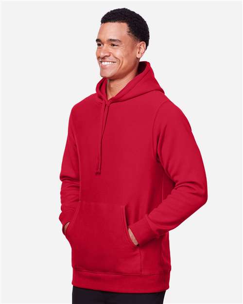 Unisex Zone HydroSport™ Heavyweight Hooded Sweatshirt - OnModelSide - B759D9702 - Sport Red