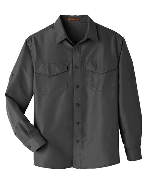 Men's Key West Performance Staff Shirt - Front - B257B9595 - Dark Charcoal