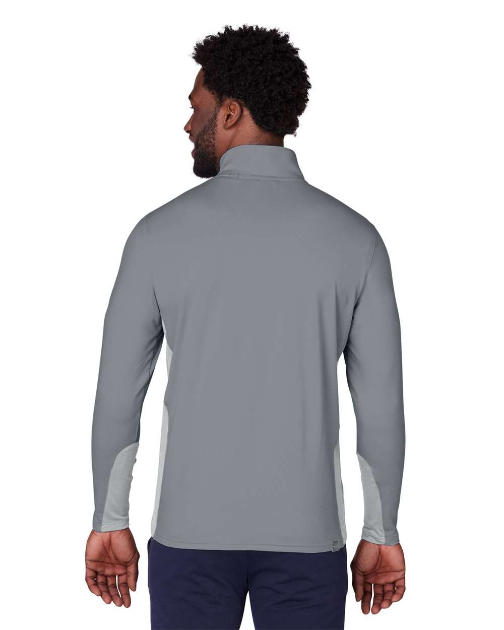 Gamer Golf Quarter-Zip Pullover - OnModelBack - B18446093 - Quiet Shade