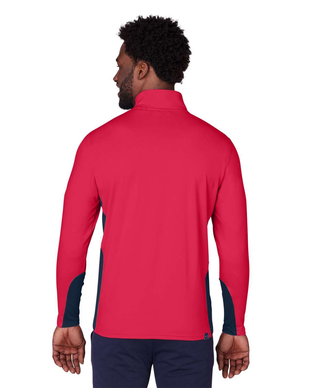 Gamer Golf Quarter-Zip Pullover - OnModelBack - B18446253 - Ski Patrol