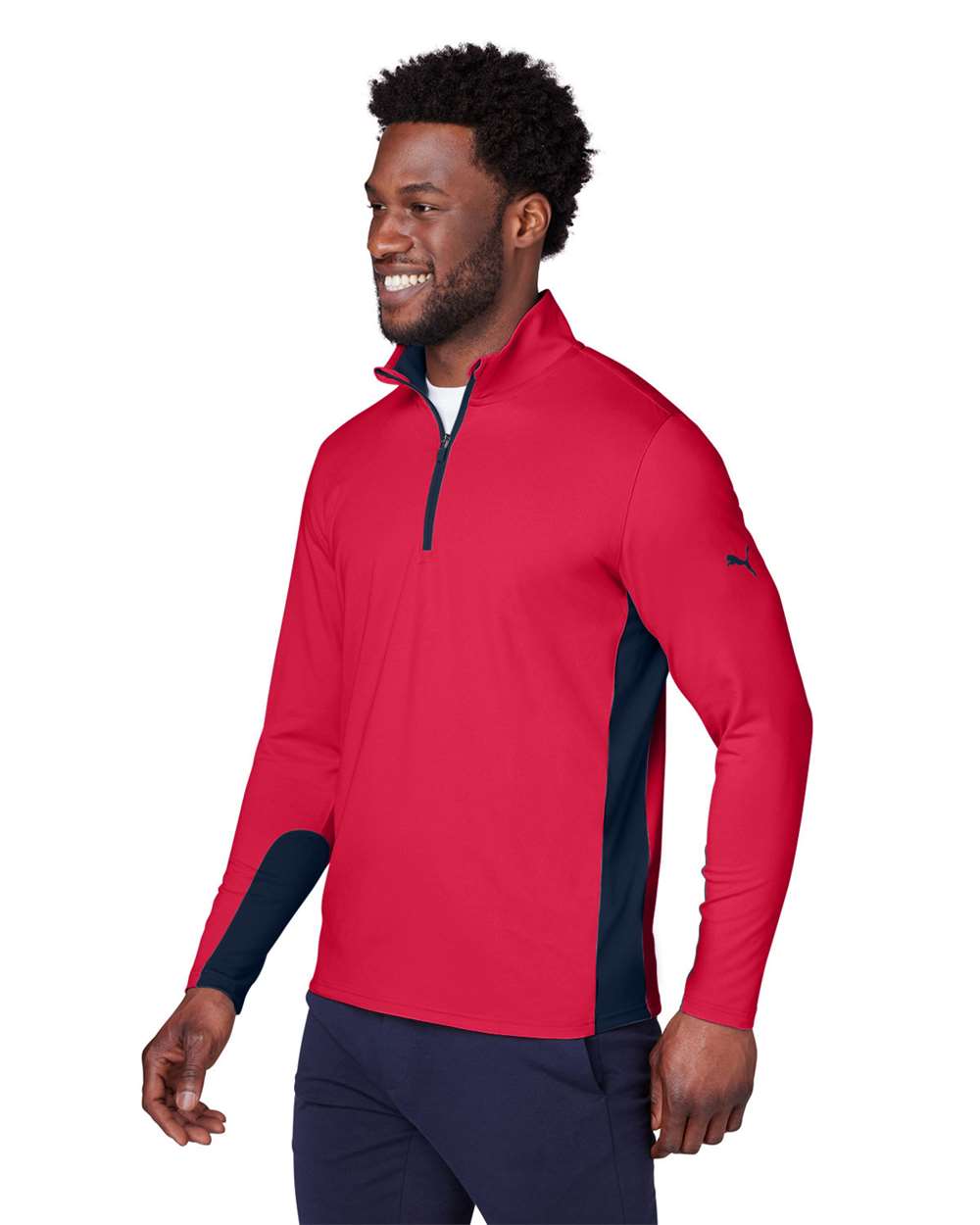 Gamer Golf Quarter-Zip Pullover - OnModelSide - B18446253 - Ski Patrol