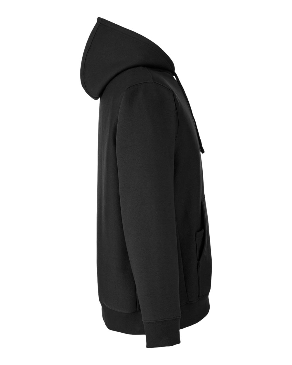 Unisex Zone HydroSport™ Heavyweight Quarter-Zip Hooded Sweatshirt - DirectSide - B762D9502 - Black