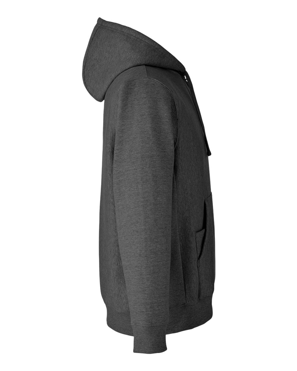 Unisex Zone HydroSport™ Heavyweight Quarter-Zip Hooded Sweatshirt - DirectSide - B762D9024 - Dark Grey Heather