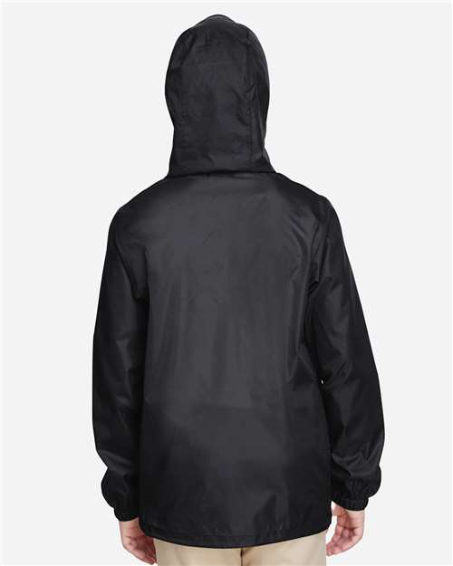 Youth Zone Protect Lightweight Jacket - OnModelBack - B730D9506 - Black