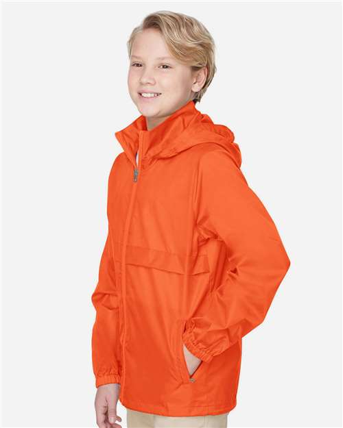 Youth Zone Protect Lightweight Jacket - OnModelSide - B730D9663 - Sport Orange