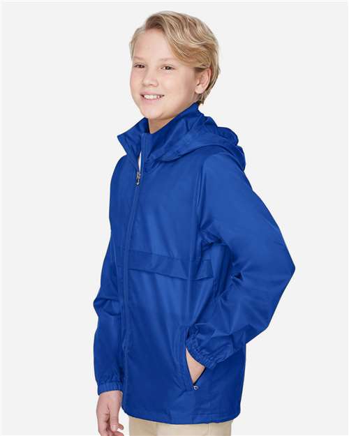 Youth Zone Protect Lightweight Jacket - OnModelSide - B730D9753 - Sport Royal