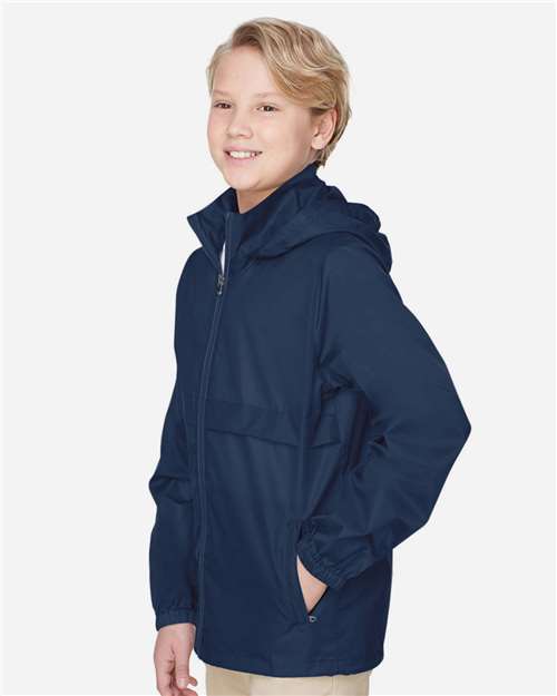 Youth Zone Protect Lightweight Jacket - OnModelSide - B730D9653 - Sport Dark Navy