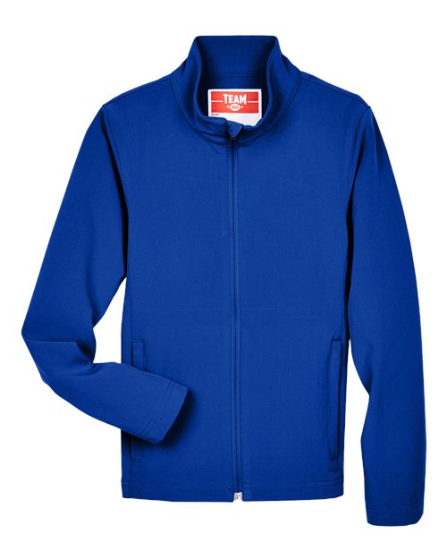 Youth Leader Soft Shell Jacket - Front - B744D9753 - Sport Royal