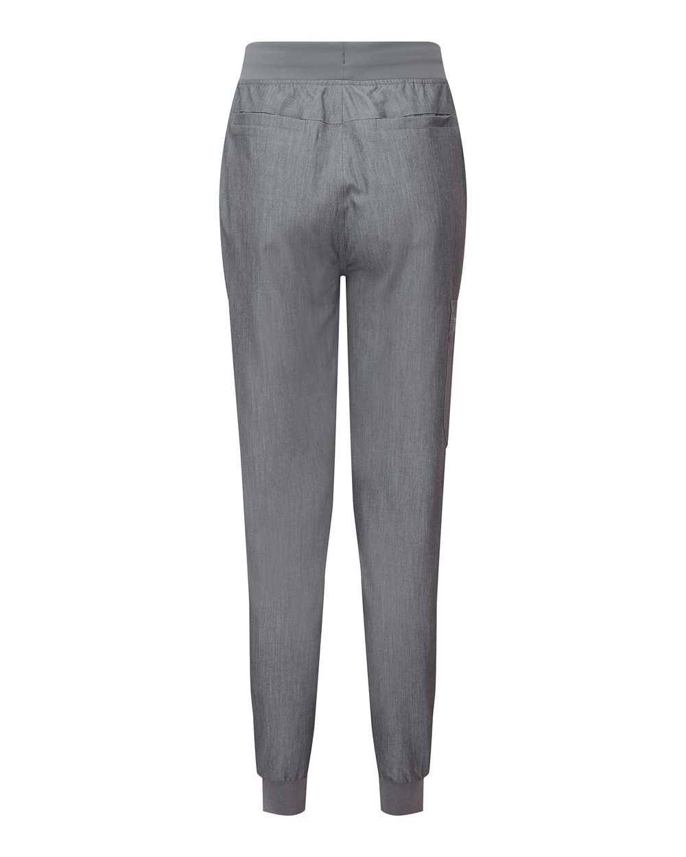 Women's Energized Stretch Jogger Scrub Pants - Back - B296D5092 - Dynamo Grey