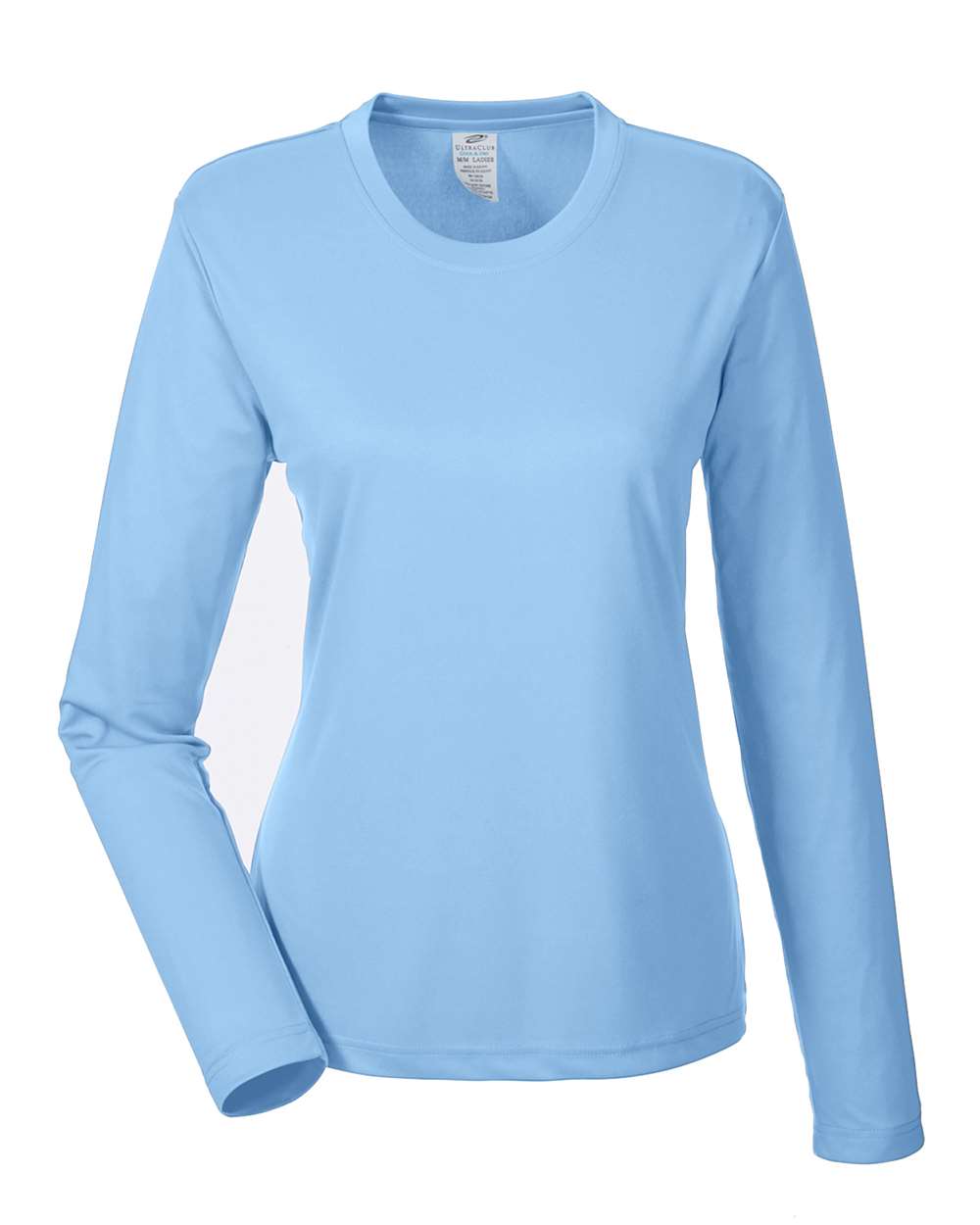 Women's Cool & Dry Performance Long-Sleeve Top - Front - B936E1263 - Columbia Blue