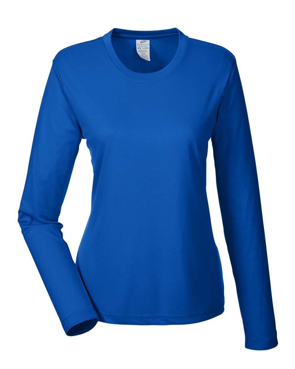 Women's Cool & Dry Performance Long-Sleeve Top - Front - B936E1754 - Royal