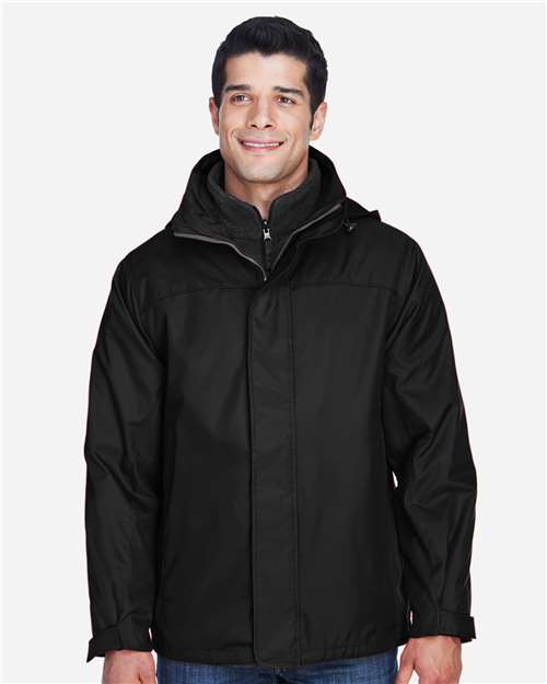 Men's 3-in-1 Insulated Jacket - OnModelFront - B134D3506 - Black