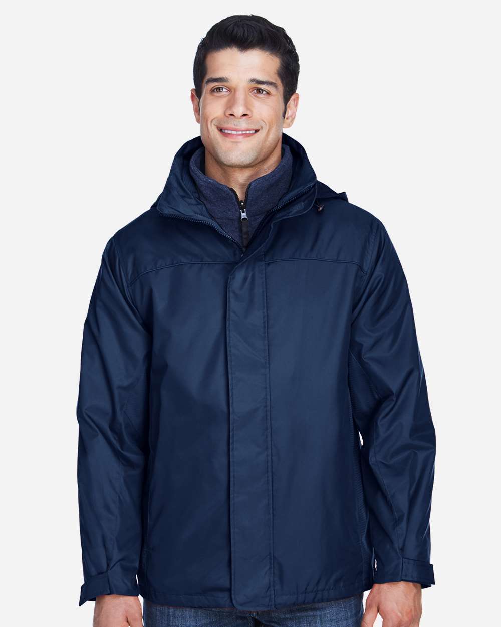 Men's 3-in-1 Insulated Jacket - OnModelFront - B134D3652 - Midnight Navy