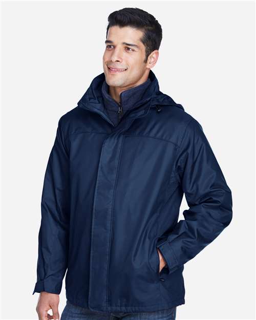 Men's 3-in-1 Insulated Jacket - OnModelSide - B134D3654 - Midnight Navy