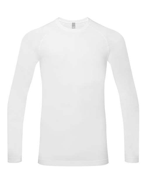 Men's Unstoppable Fresh Long Sleeve Underscrub Base Layer T-Shirt - Front - B290D5003 - White