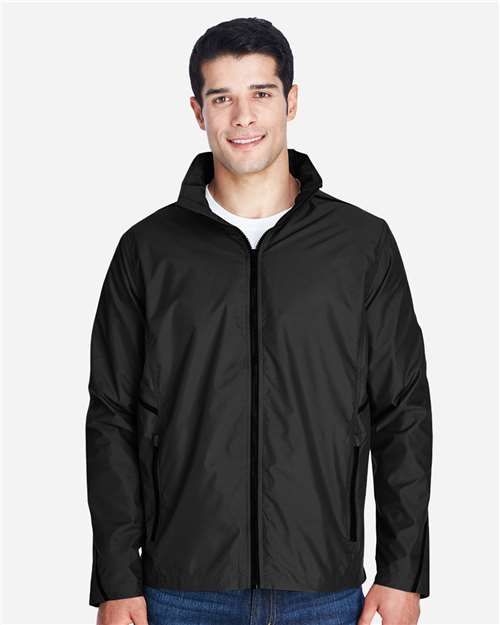 Unisex Conquest Jacket with Mesh Lining - OnModelFront - B726D9502 - Black