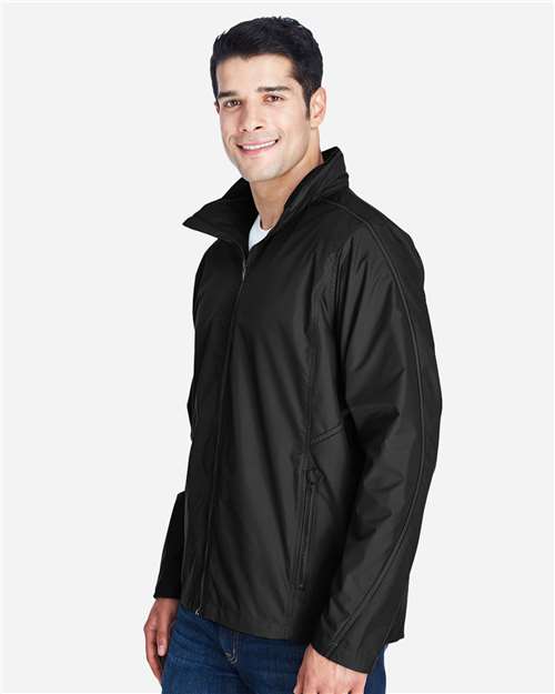 Unisex Conquest Jacket with Mesh Lining - OnModelSide - B726D9502 - Black