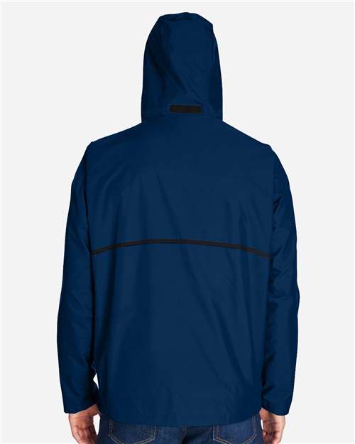 Unisex Conquest Jacket with Mesh Lining - OnModelBack - B726D9652 - Sport Dark Navy