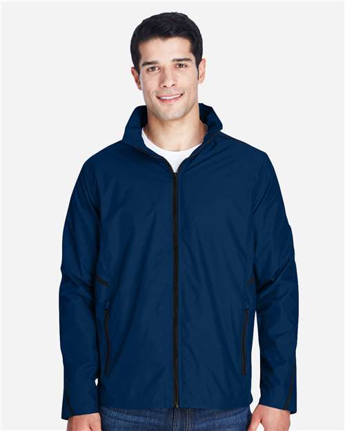 Unisex Conquest Jacket with Mesh Lining - OnModelFront - B726D9652 - Sport Dark Navy
