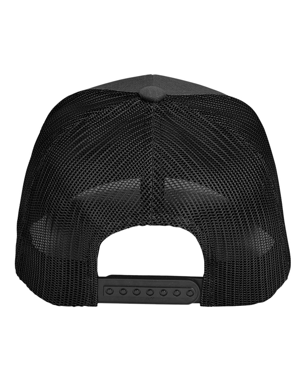 Youth Zone Sonic Heather Trucker Cap - Back - B742D9500 - Black Heather/ Black