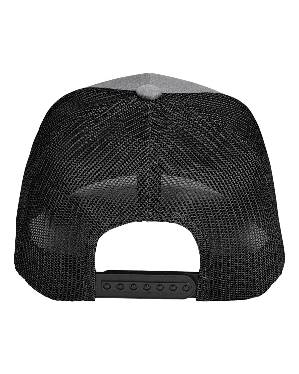 Youth Zone Sonic Heather Trucker Cap - Back - B742D9020 - Dark Grey Heather/ Black