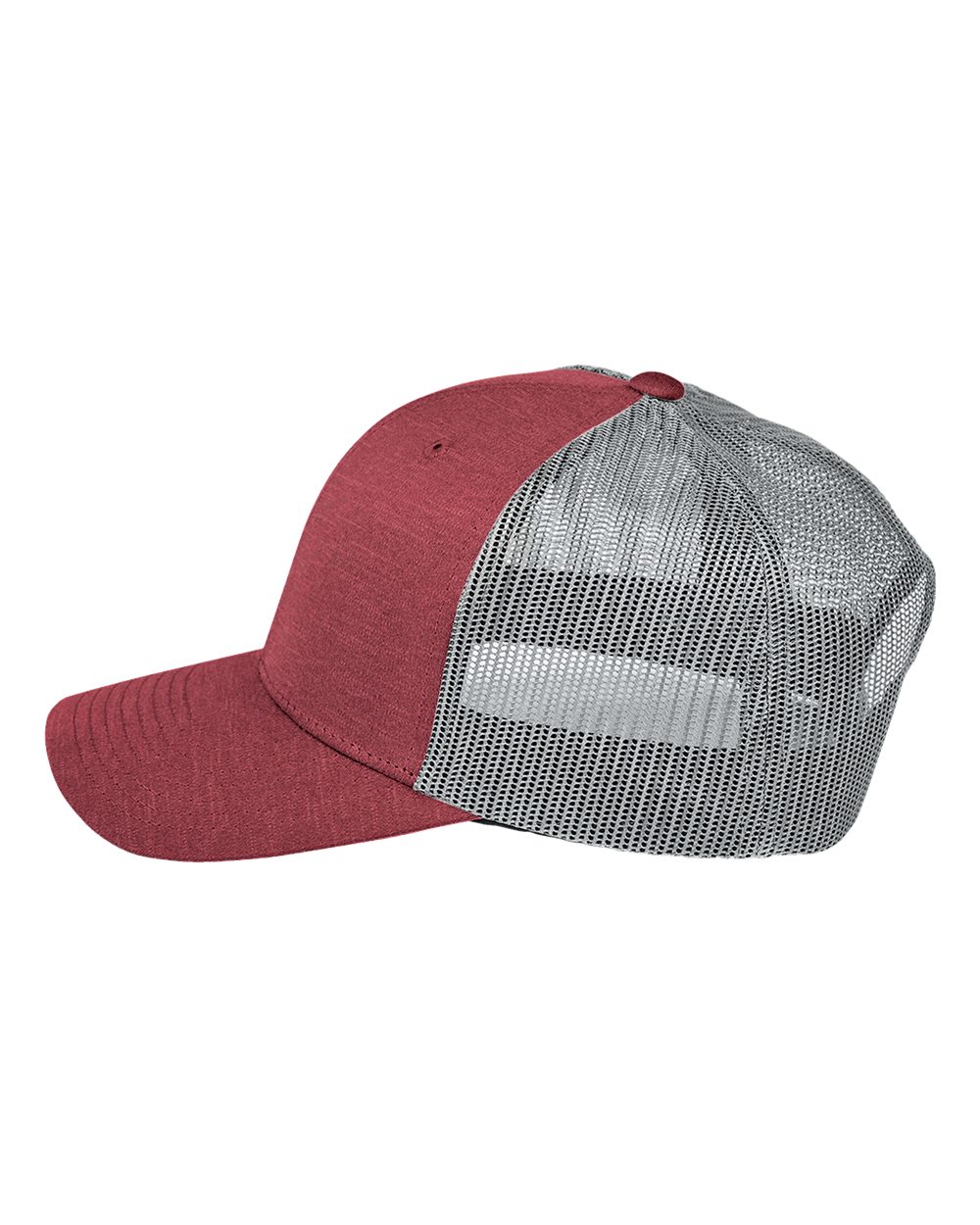 Youth Zone Sonic Heather Trucker Cap - DirectSide - B742D9530 - Sport Maroon Heather/ Sport Graphite