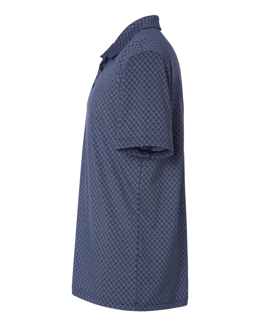 Men's 4-Way Stretch Printed Polo - DirectSide - B13053653 - Collegiate Navy