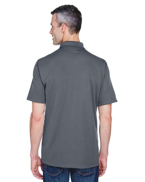 Men's Cool & Dry Stain-Release Performance Polo - OnModelBack - B914E1621 - Charcoal